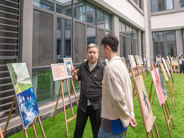 【拾遗记】挥展风采 泼墨育英——0638太阳集团官网作品展